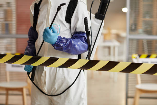 Professional Trauma Scene Cleanup technician working in Islip Terrace, NY